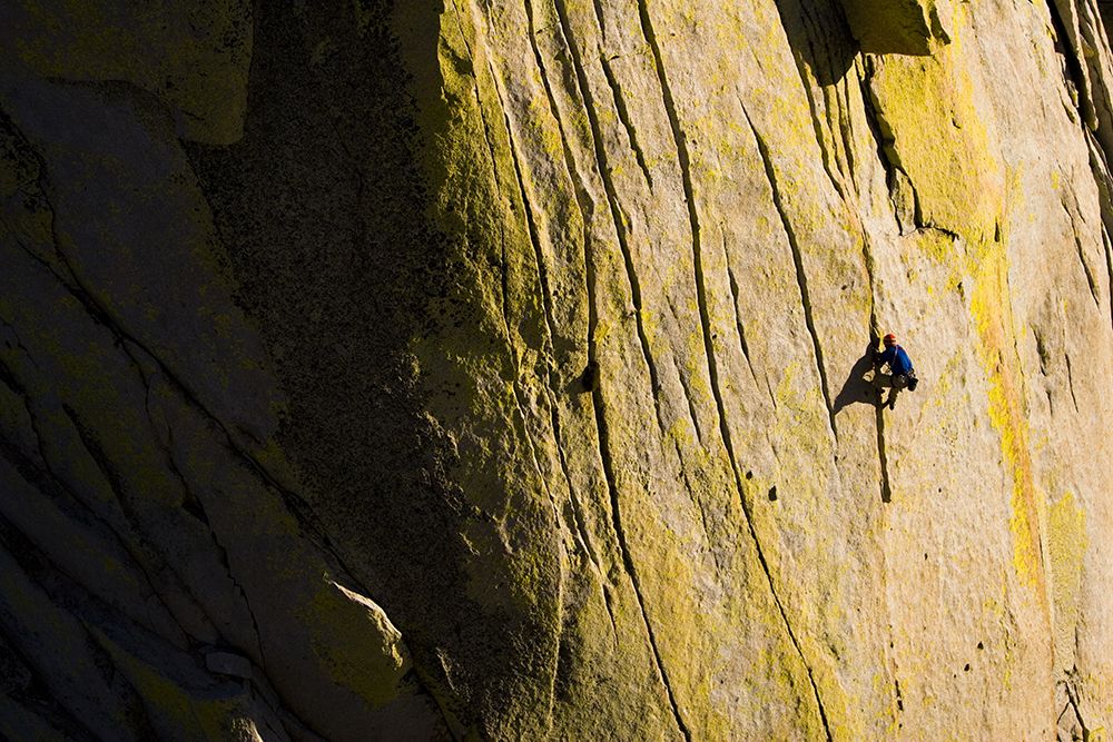 Man Rock Climbing On Granite, California art print by Gabe Rogel for $57.95 CAD