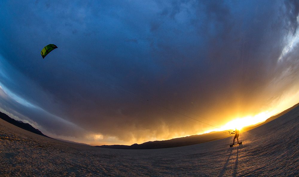 Desert Kiteboarding art print by Gabe Rogel for $57.95 CAD