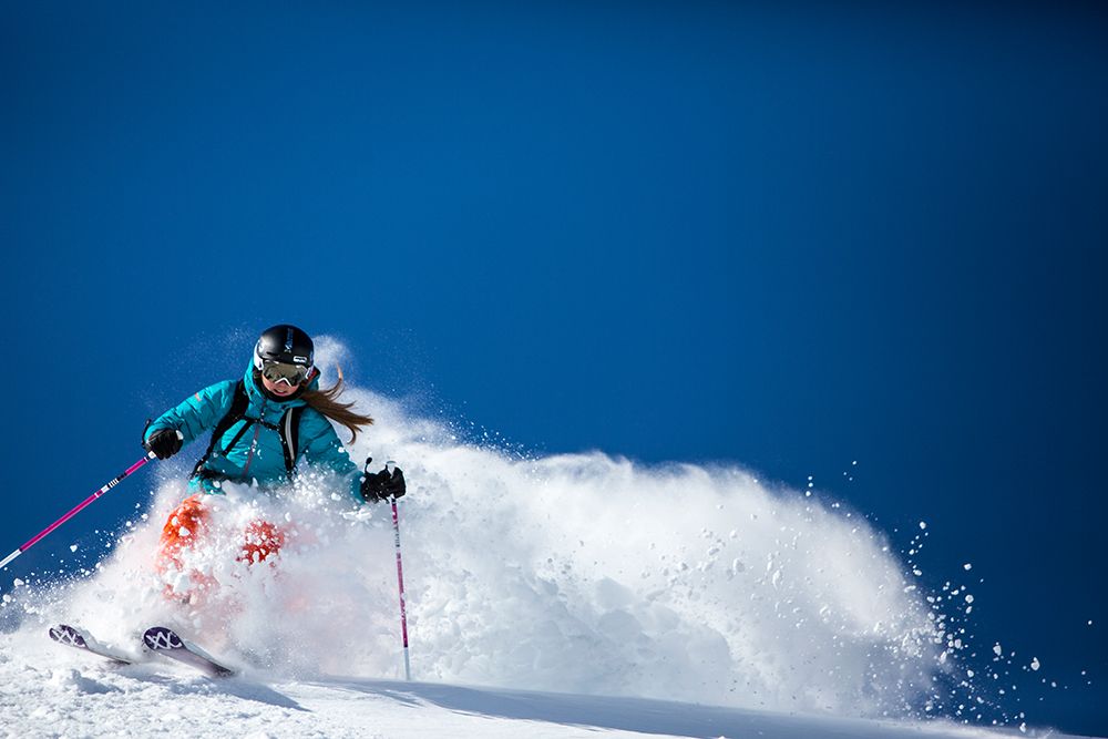 Skiing art print by Gabe Rogel for $57.95 CAD