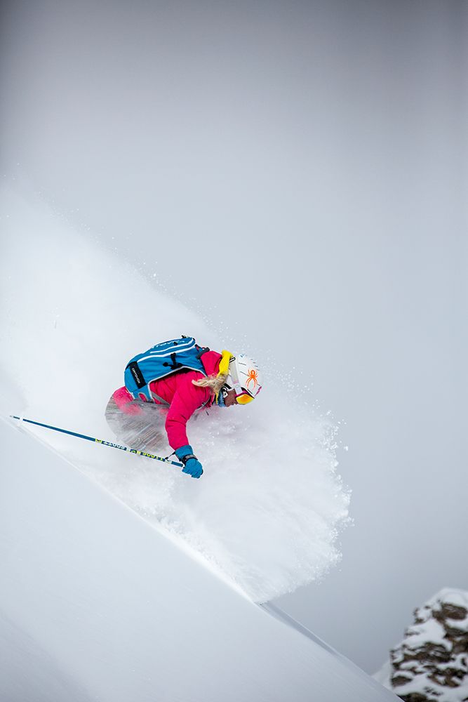 Skiing In Mountains Of Val Disere, France art print by Gabe Rogel for $57.95 CAD