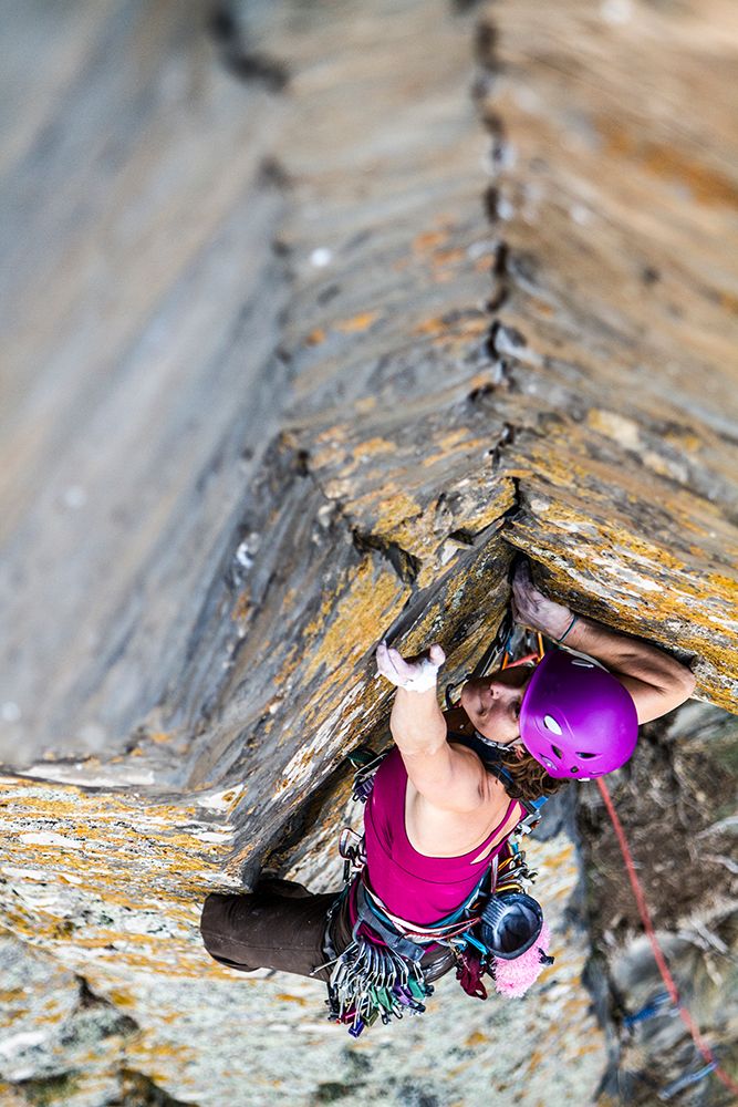 Rock Climbing art print by Gabe Rogel for $57.95 CAD