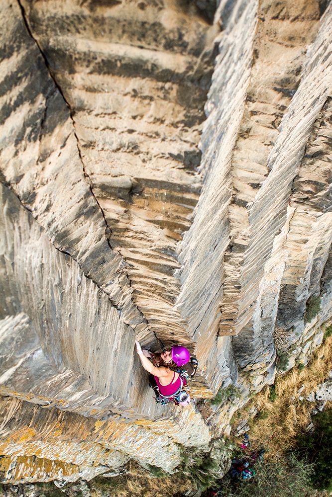 Rock Climbing art print by Gabe Rogel for $57.95 CAD