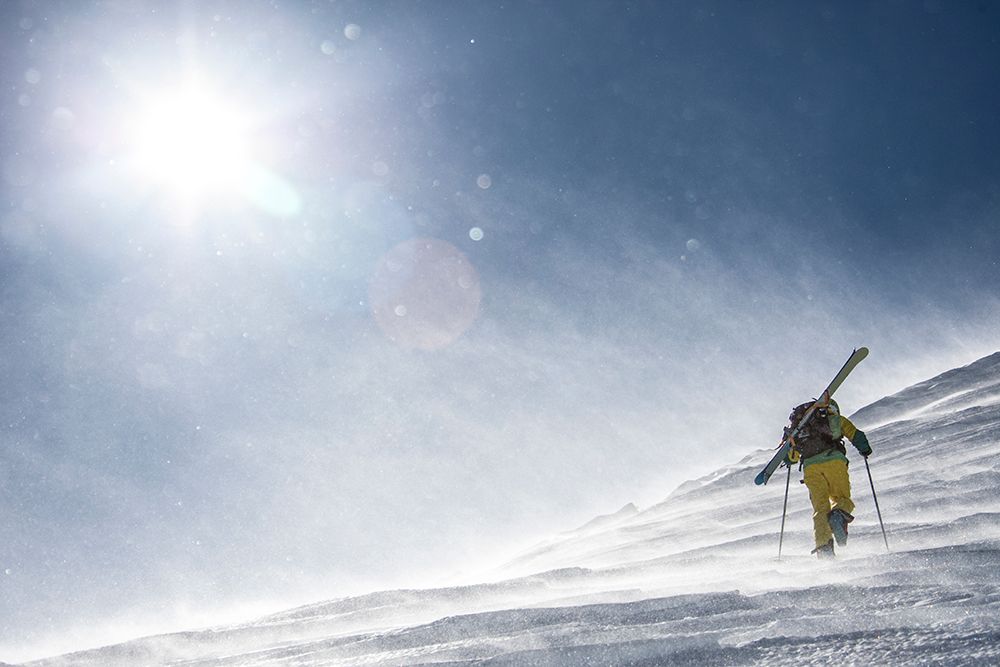 Skiing art print by Gabe Rogel for $57.95 CAD