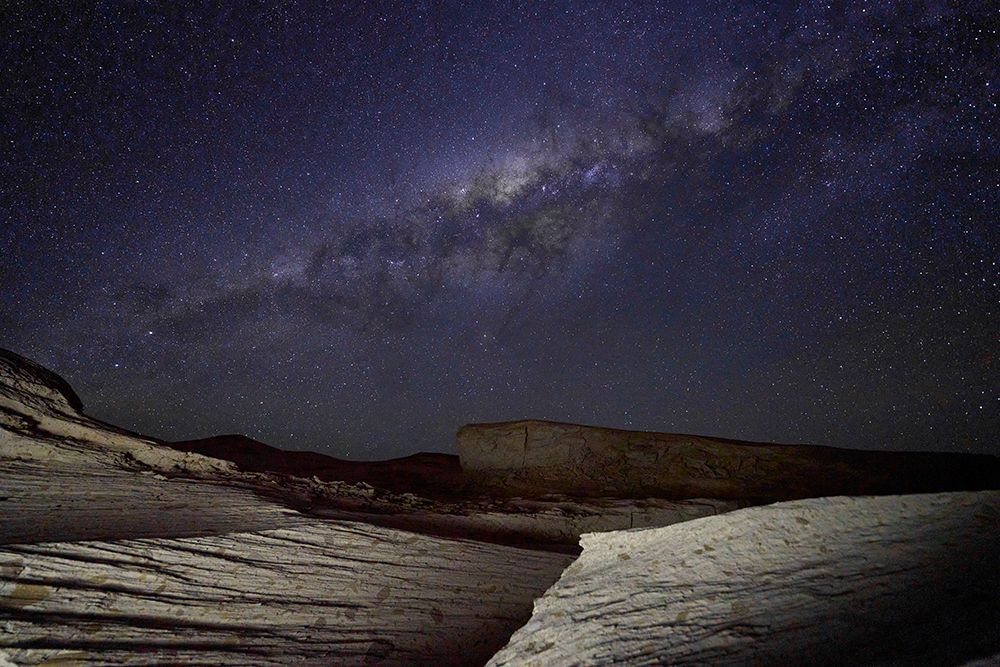Pumice Stone Field At Night With Milky Way, Puna Argentina. art print by Triaca Francesco for $57.95 CAD