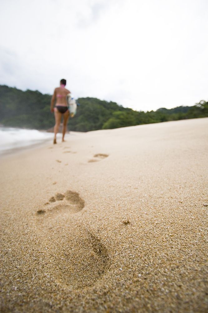 Woman Walking On Beach, Brazil art print by Gabe Rogel for $57.95 CAD