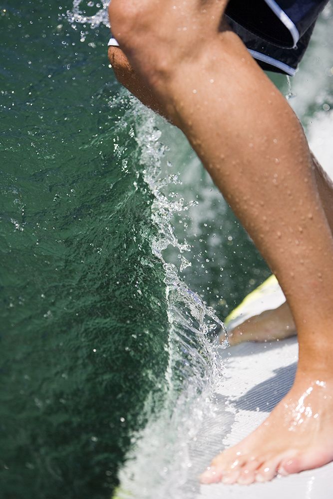 Man Wake Boarding On Sunny Day, Idaho art print by Gabe Rogel for $57.95 CAD