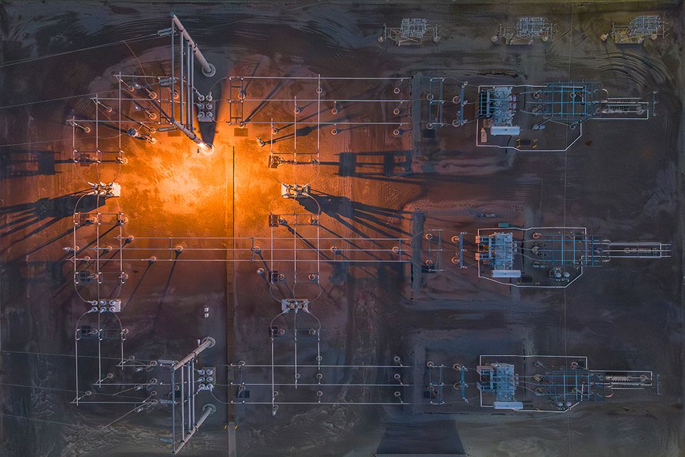 Electrical Grid For A Large Data Center, Virginia art print by Peter Essick for $57.95 CAD