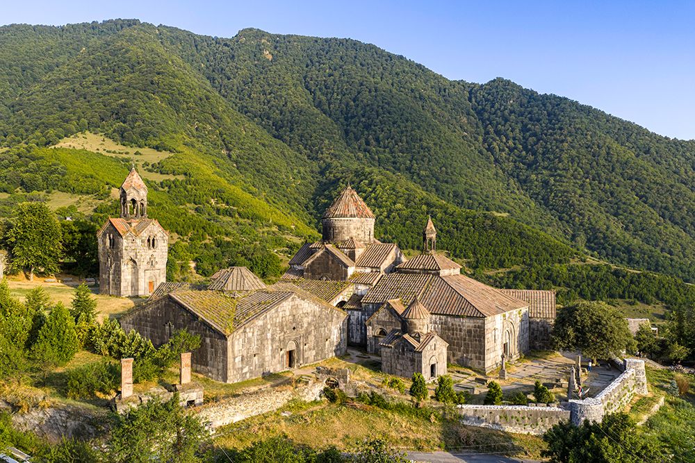 Haghpat Monastery Nestled In The Green Hills Of Lori art print by Raffi Maghdessian for $57.95 CAD