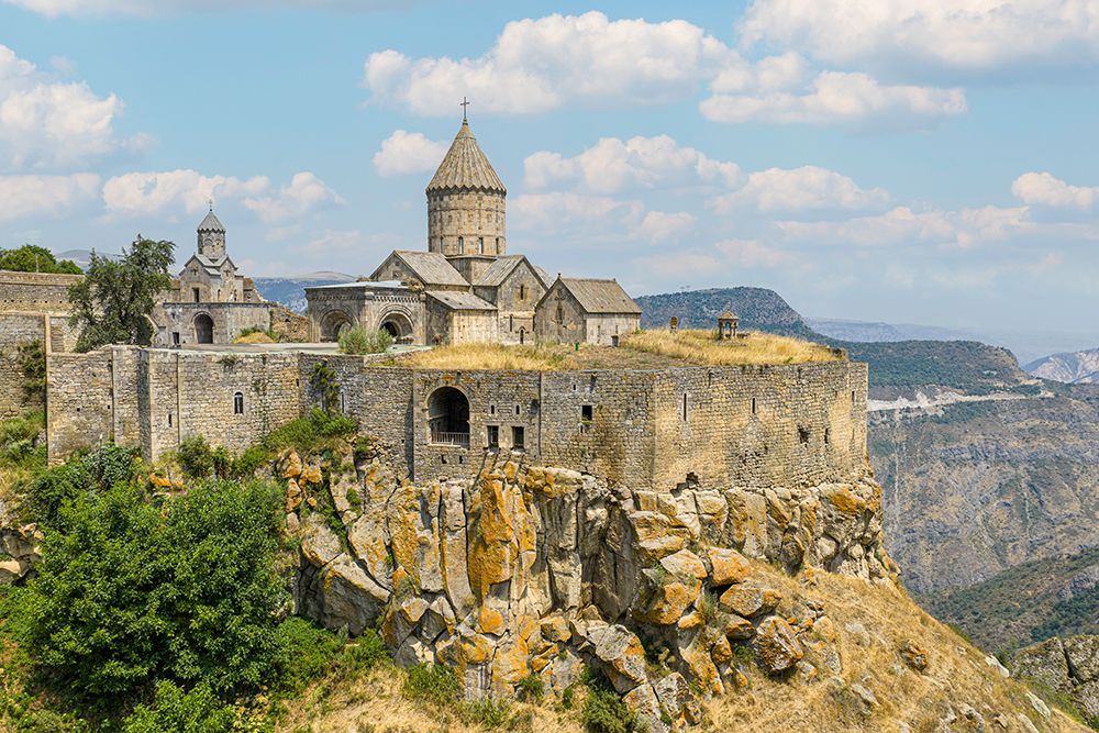The Cliffside Majesty Of Tatev Monastery In Southern Armenia art print by Raffi Maghdessian for $57.95 CAD