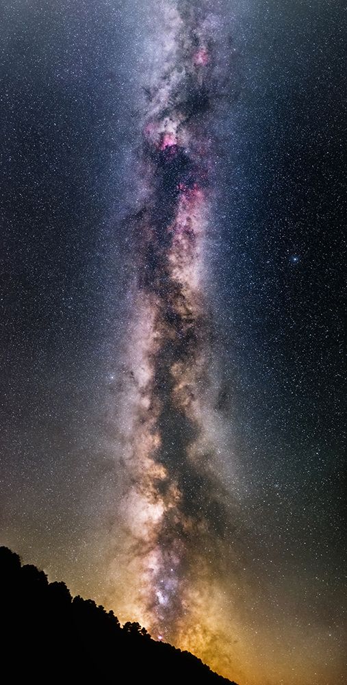 Milky Way Stretching From Galactic Core To Perseus Constellation art print by Hector Hernandez for $57.95 CAD