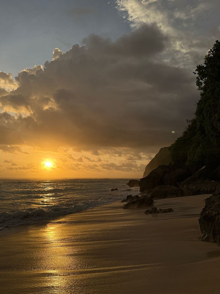 Iconic Uluwatu Sunset In Bali art print by Vasilisa for $57.95 CAD