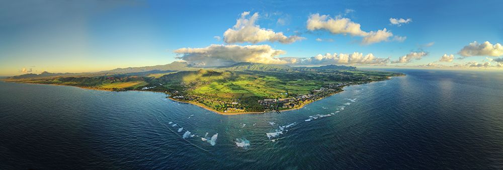 Discover The Beauty Of Hawaii: Captivating Aerial View Of Lush Landscapes And Pristine Coastlines art print by Max Seigal for $57.95 CAD