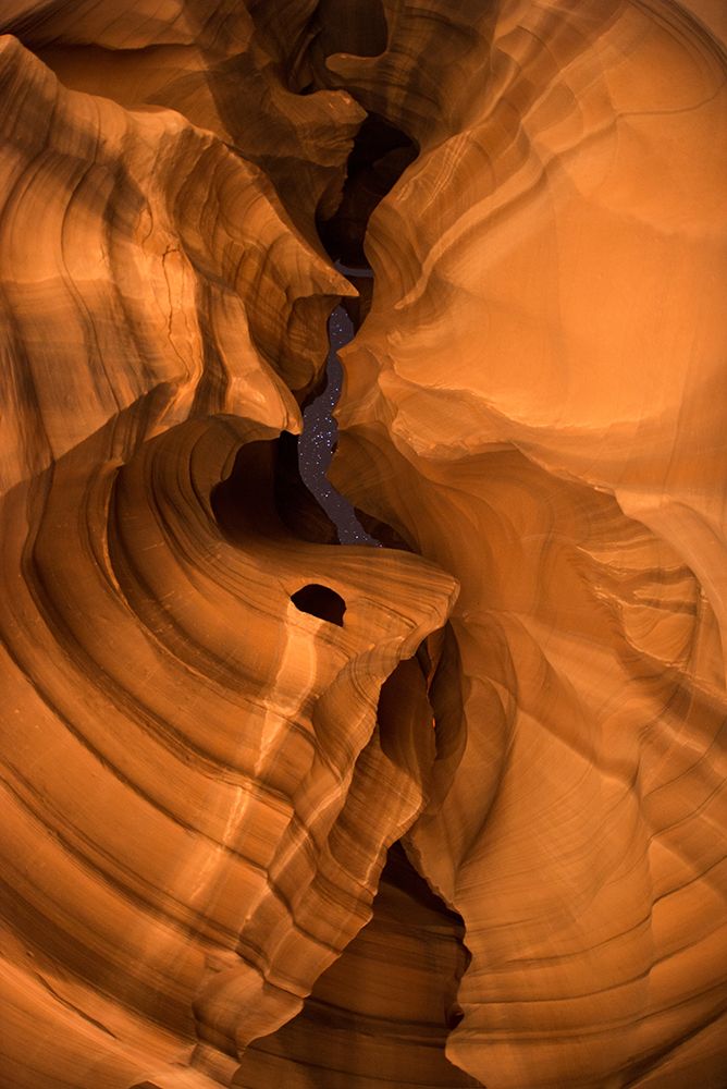 Explore The Stunning Natural Beauty Of Antelope Canyons Unique Sandstone Formations At Night Sky art print by Max Seigal for $57.95 CAD