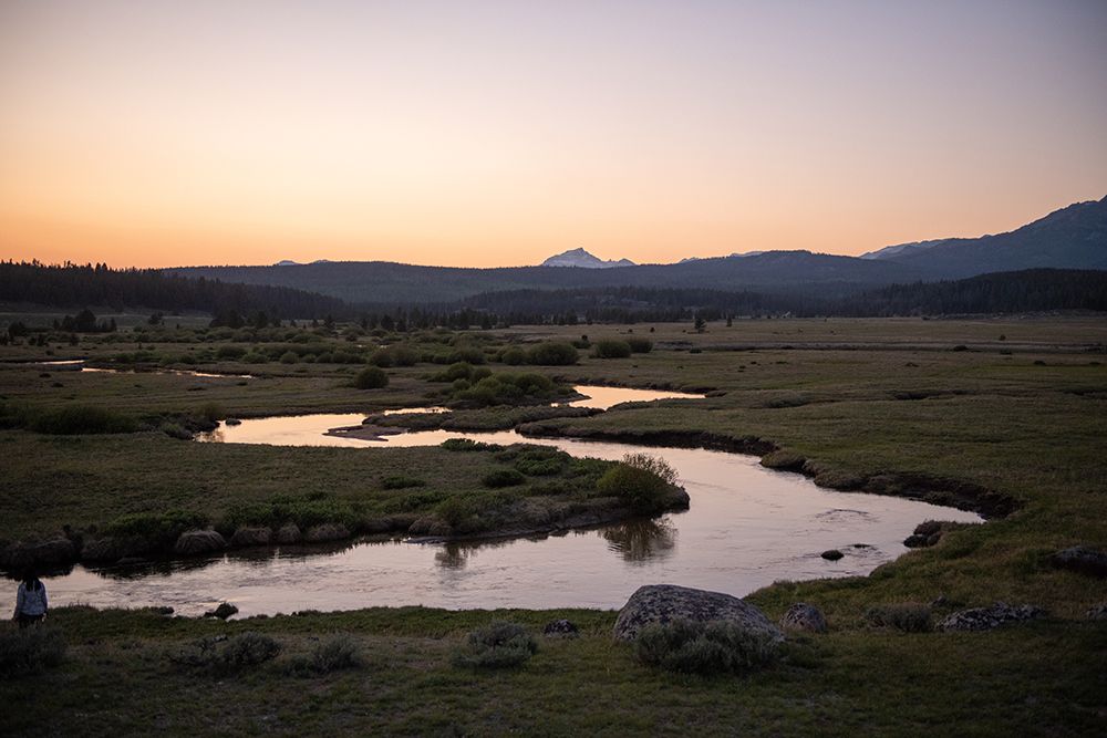 Experience The Serenity Of A Majestic River At Dusk - Capturing Natures Beauty art print by Max Seigal for $57.95 CAD