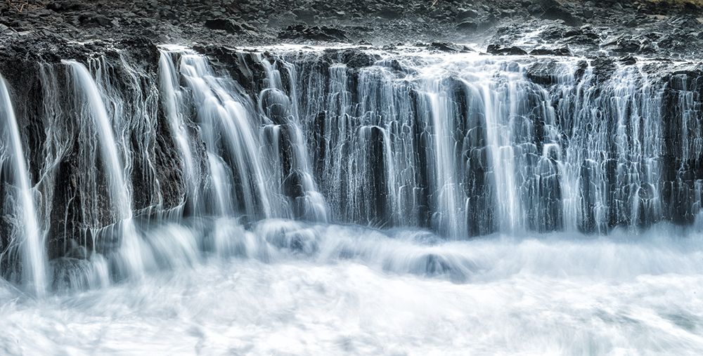 Discover The Majestic Beauty Of Cascading Waterfalls: Natures Serene Escape art print by Max Seigal for $57.95 CAD