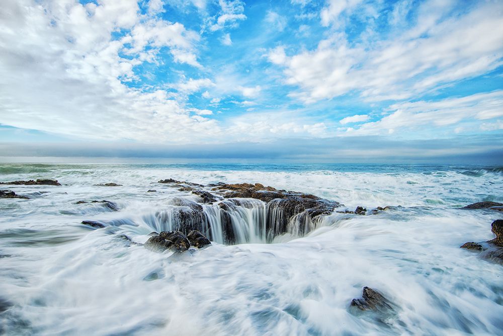 Discover The Majestic Beauty Of Thors Well: An Astonishing Natural Wonder art print by Max Seigal for $57.95 CAD