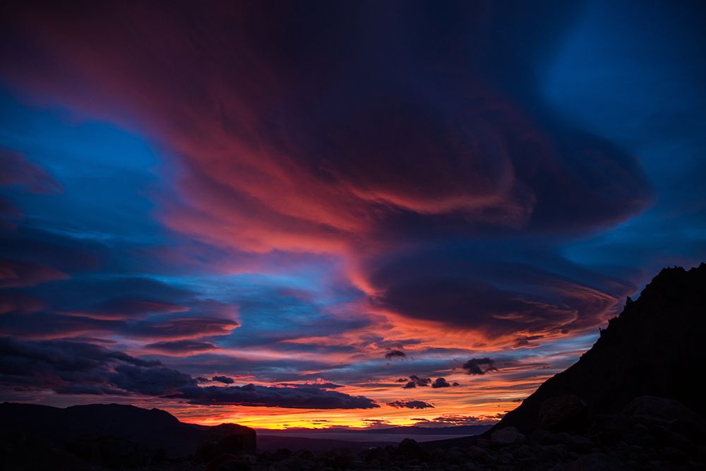 Breathtaking Sunset Over Mountains: Explore The Beauty Of Natures Evening Palette art print by Max Seigal for $57.95 CAD