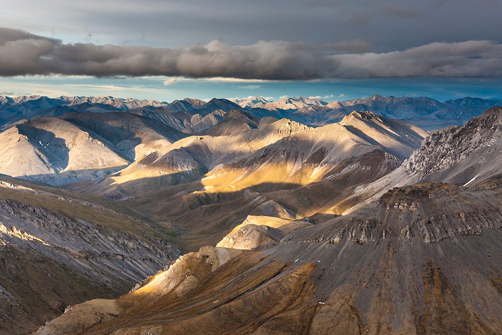 Aerial Of The Davidson Mountains Of The Brooks Range, Arctic National Wildlife Refuge, Alaska. art print by Patrick J Endres for $57.95 CAD