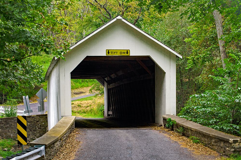 Loux Covered Bridge, Bucks County art print by Michael P. Gadomski for $57.95 CAD