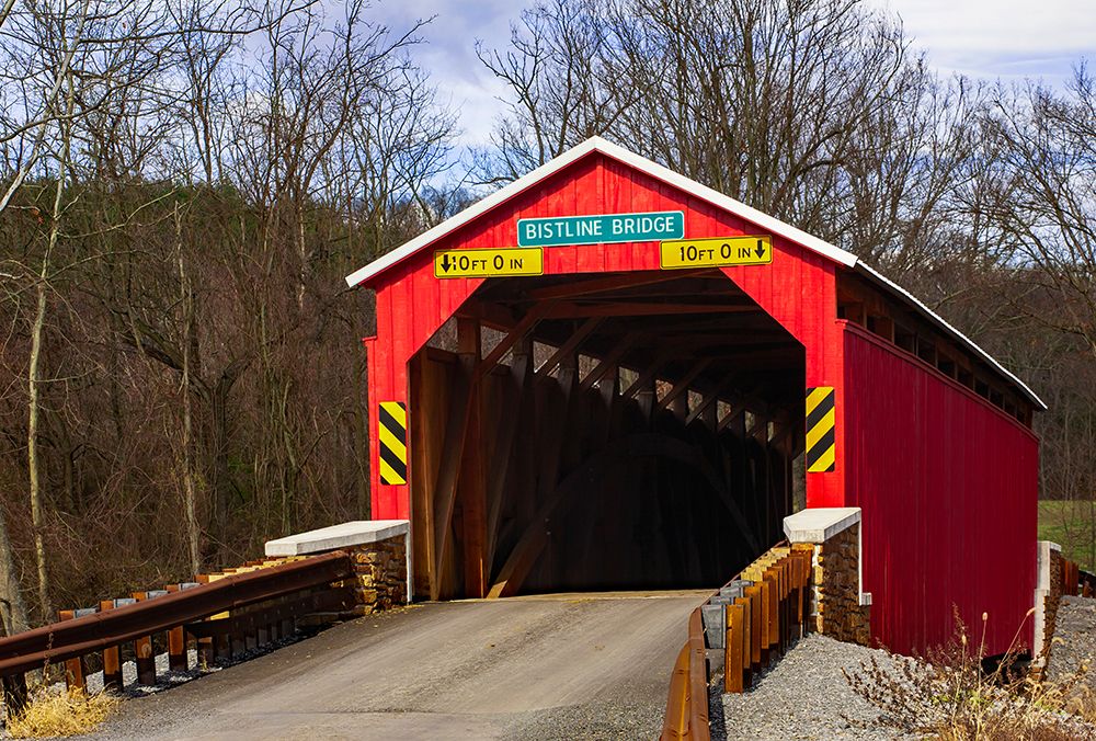 Bistline Covered Bridge, Perry Co., Pa art print by Michael P. Gadomski for $57.95 CAD