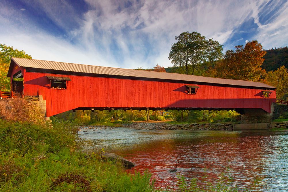 Forksville Covered Bridge, Sullivan County art print by Michael P. Gadomski for $57.95 CAD
