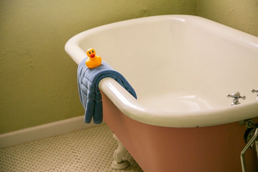 Tucumcari, New Mexico, USA.Vintage Claw Foot Tub In One Of The Rooms At The Blue Swallow Motel. Pr art print by Julien McRoberts for $57.95 CAD