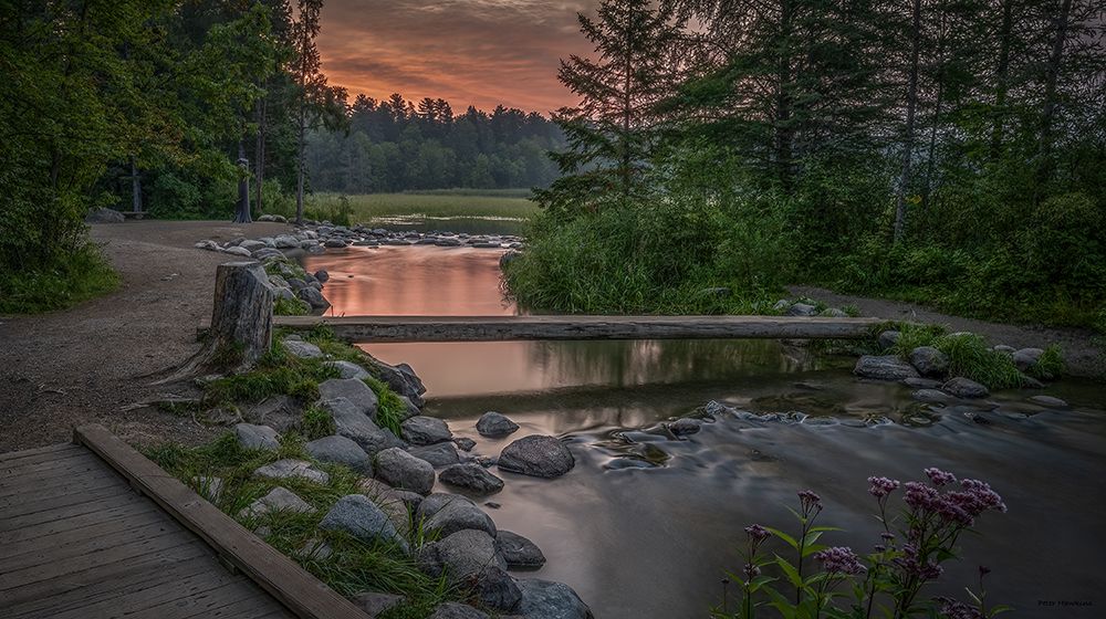 USA, Minnesota, Park Rapids, Itasca State Park, Mississippi Headwaters art print by Peter Hawkins for $57.95 CAD
