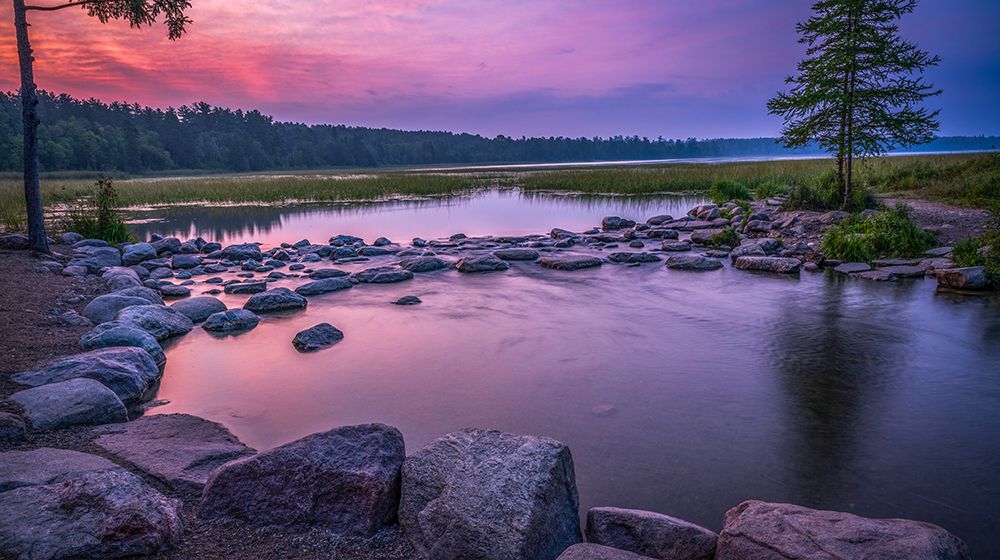 USA, Minnesota, Park Rapids, Itasca State Park, Mississippi Headwaters art print by Peter Hawkins for $57.95 CAD