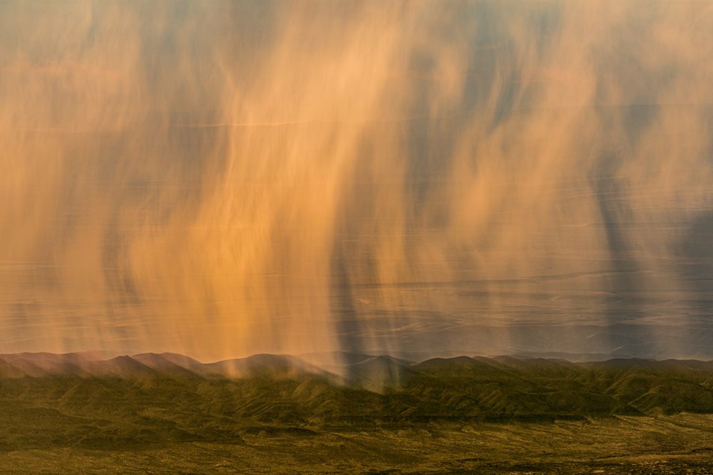 Sunrise Rain Squall Over Alvord Desert From Steens Mountain Summit art print by Ric Ergenbright for $57.95 CAD