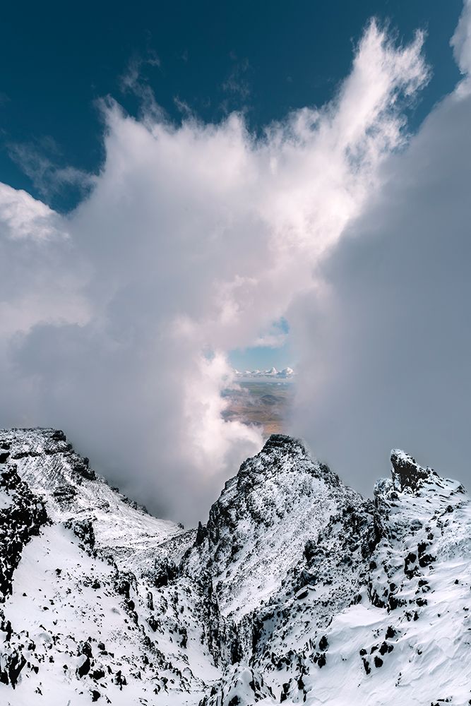 Autumn Snowstorm, Steens Mountain Summit, Harney County, Southeast Oregon, USA art print by Ric Ergenbright for $57.95 CAD