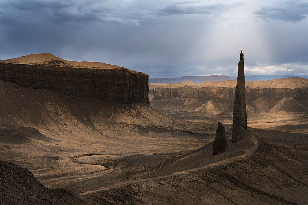 USA, Utah, San Rafael Swell. Landscape With Storm Over Rock Formations. art print by Don Grall for $57.95 CAD