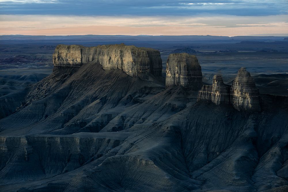 USA, Utah. Sunrise On Landscape Overview Of San Rafael Swell. art print by Don Grall for $57.95 CAD