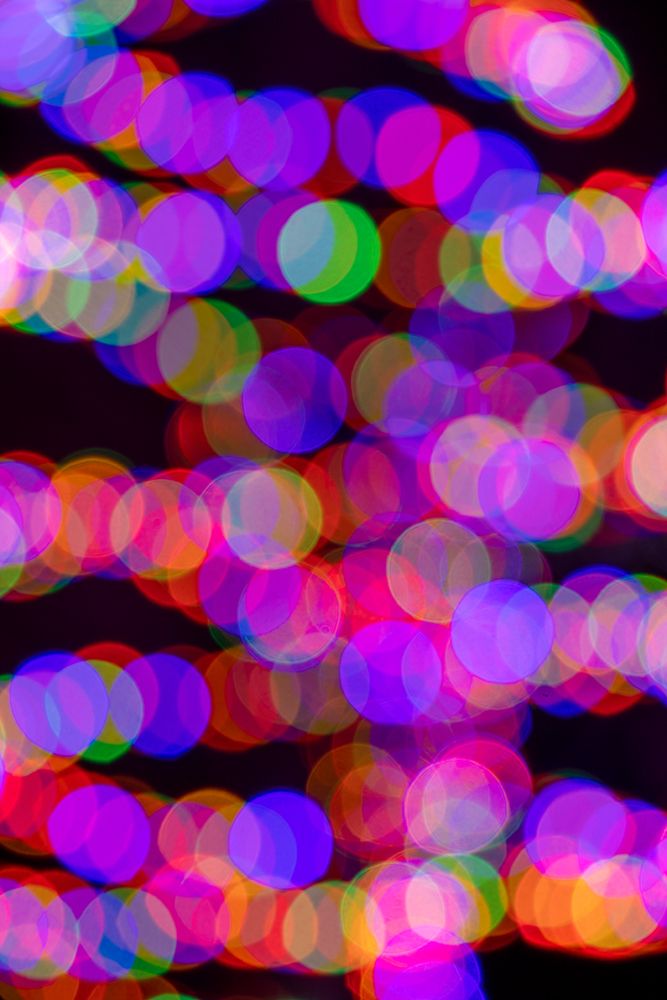 Pattern of out of focus Christmas lights art print by Adam Jones for $57.95 CAD