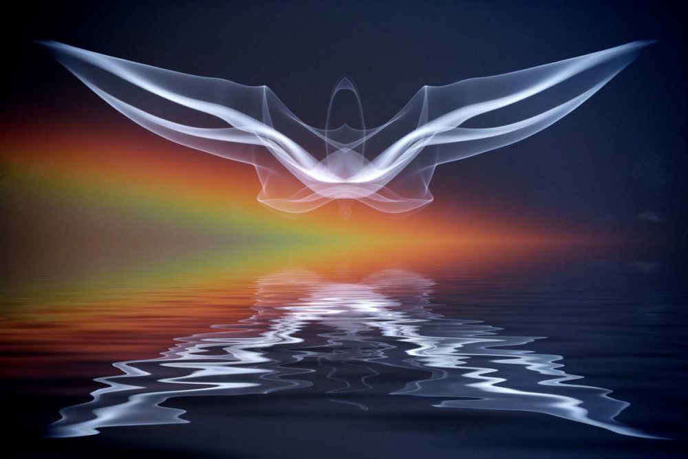 Artistic creation of angel or spirit art print by Jim Zuckerman for $57.95 CAD
