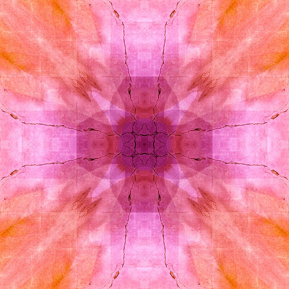 Pink and orange abstract art print by Jaynes Gallery for $57.95 CAD