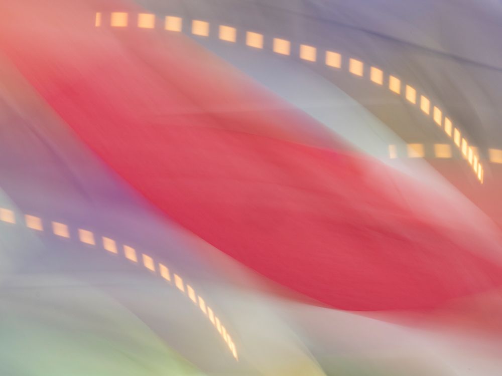 Colorful banners and lights art print by Merrill Images for $57.95 CAD