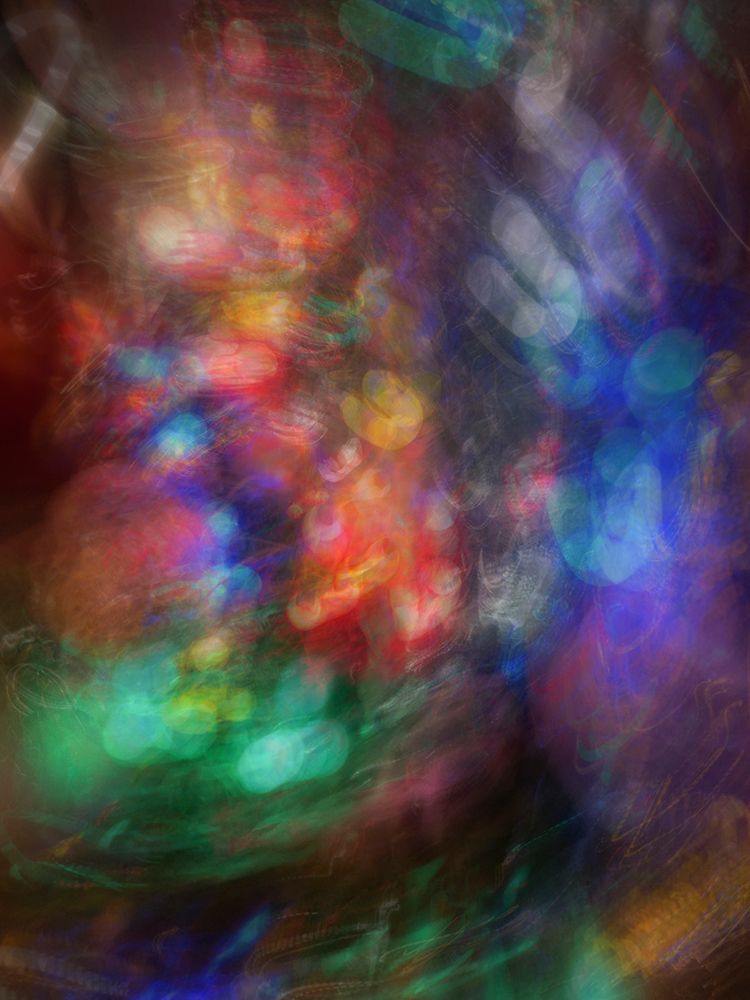 Christmas tree lights art print by Merrill Images for $57.95 CAD