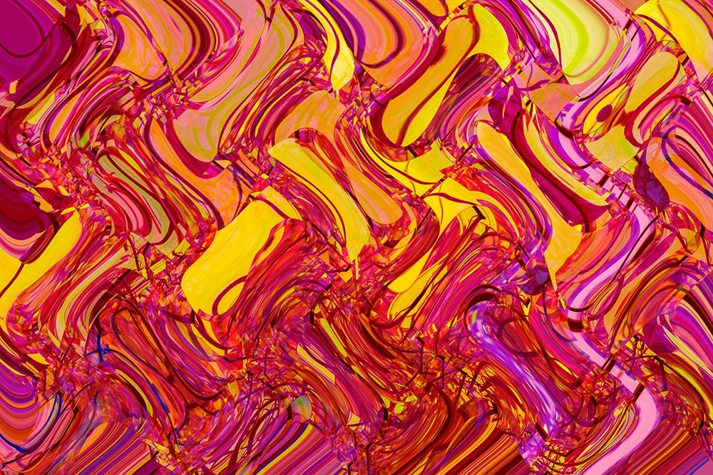 Red and Yellow Abstract art print by Lisa S. Engelbrecht for $57.95 CAD