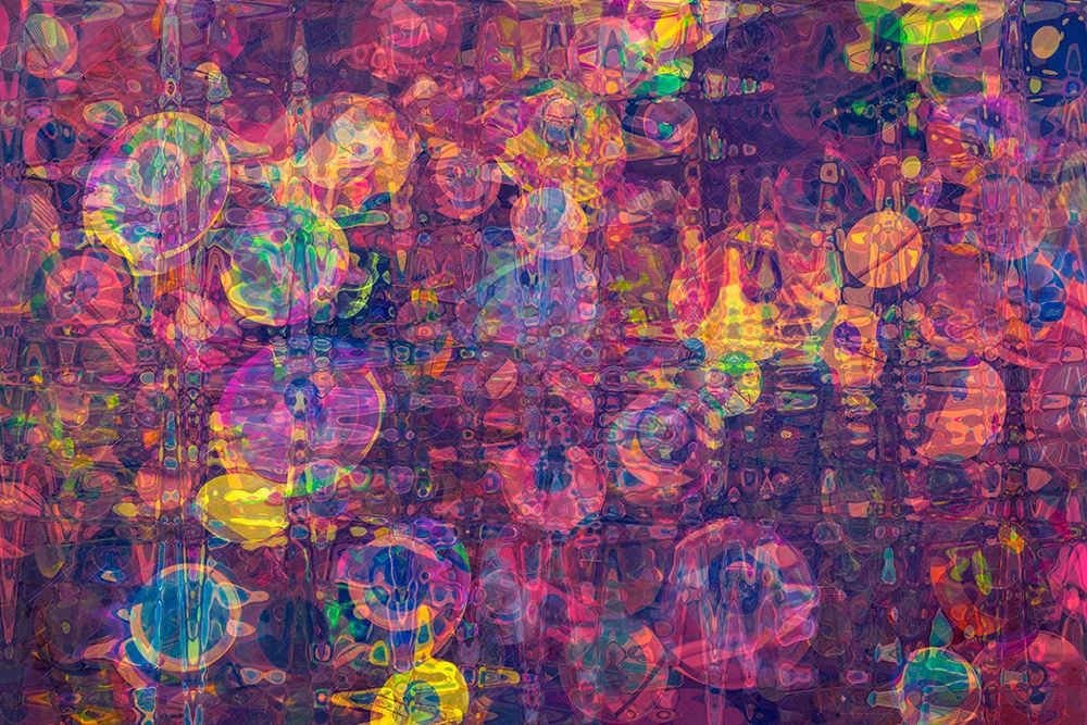 Abstract Purple Circles art print by Lisa S. Engelbrecht for $57.95 CAD