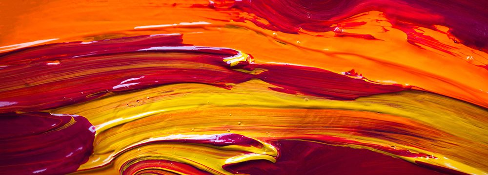 Painted abstract art print by Zandria Muench for $57.95 CAD