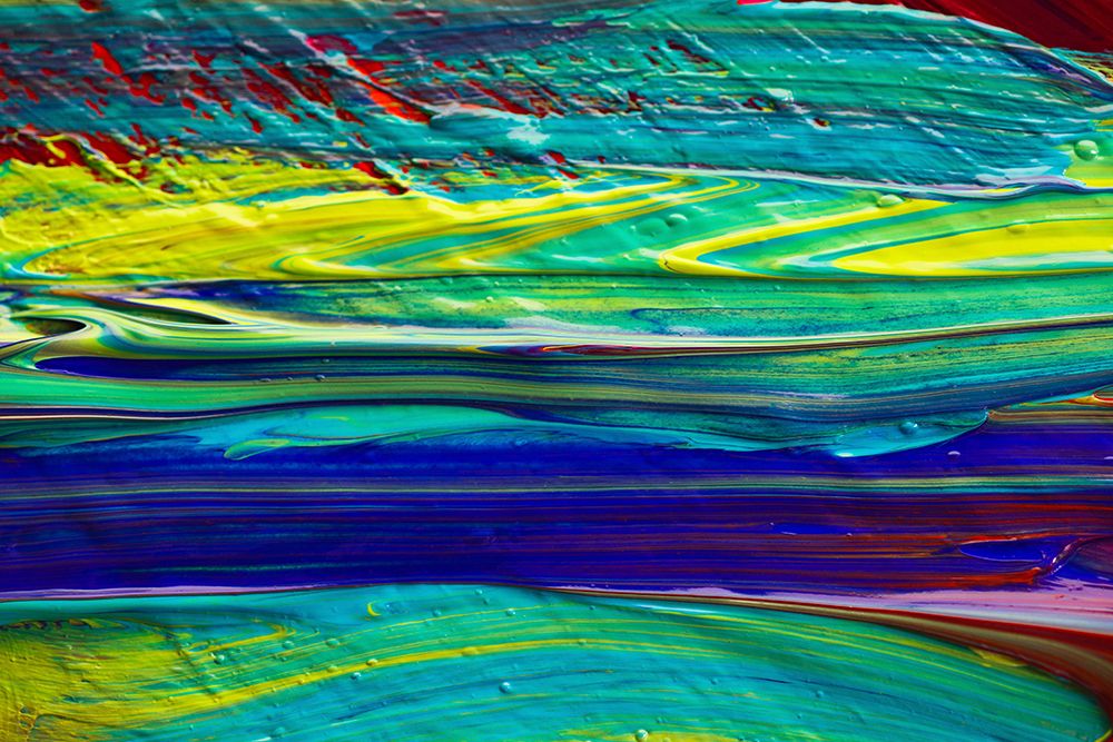 Painted abstract art print by Zandria Muench for $57.95 CAD