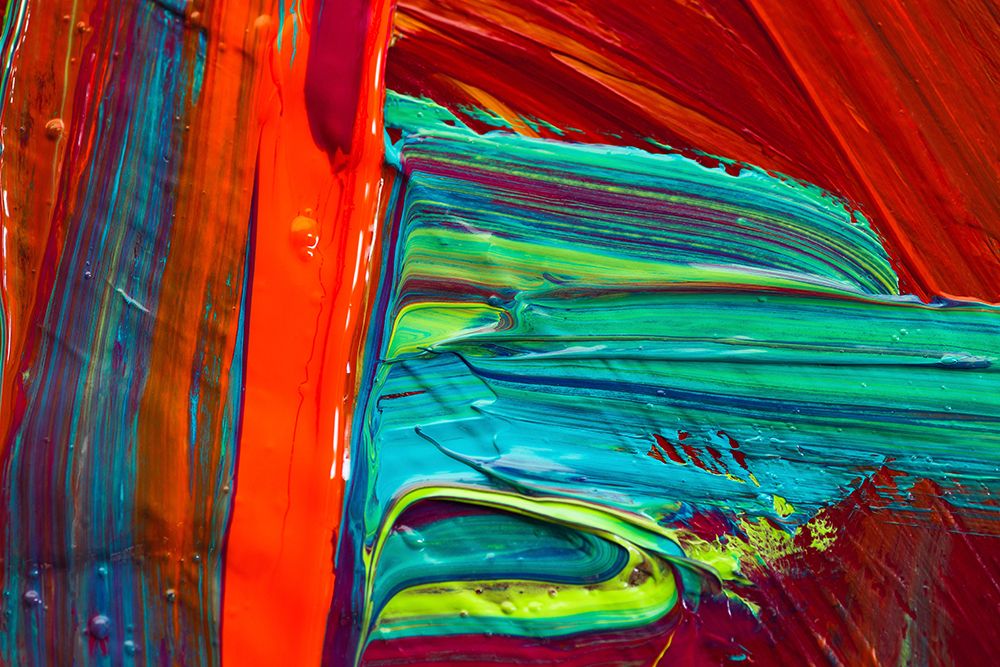 Painted abstract art print by Zandria Muench for $57.95 CAD