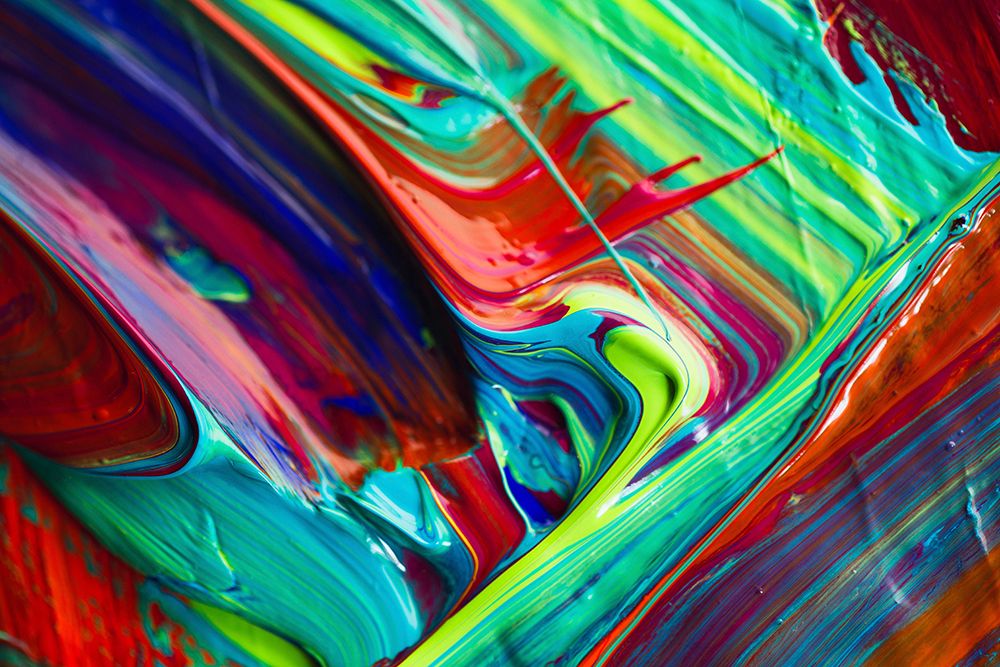 Painted abstract art print by Zandria Muench for $57.95 CAD
