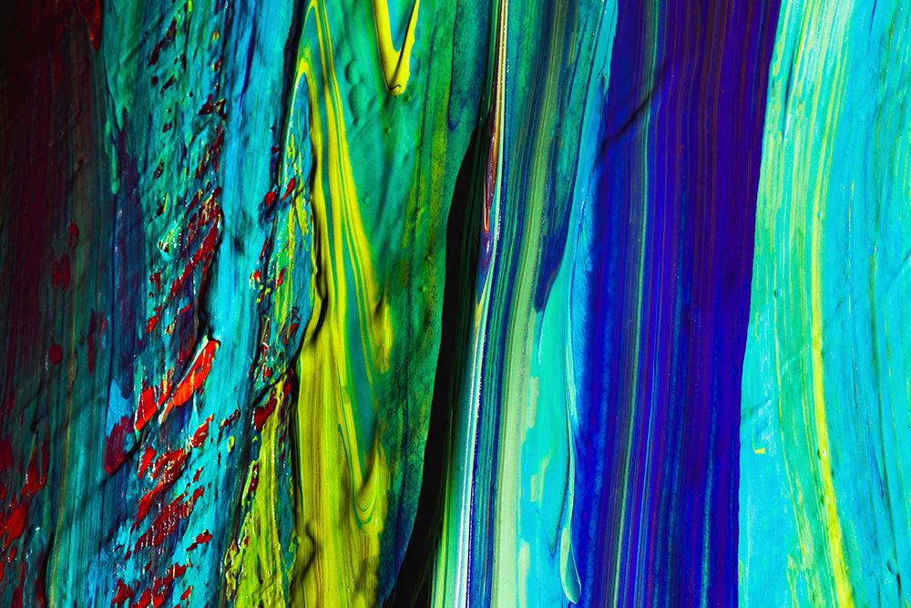 Painted abstract art print by Zandria Muench for $57.95 CAD
