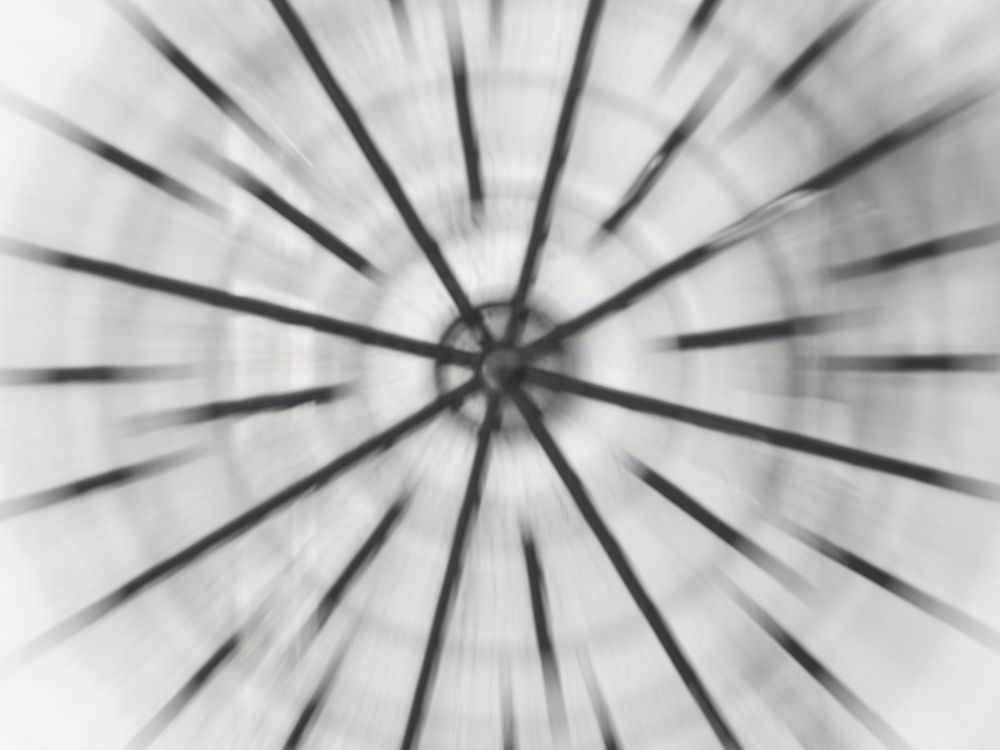 Abstract motion blur with black lines and white background. art print by Merrill Images for $57.95 CAD