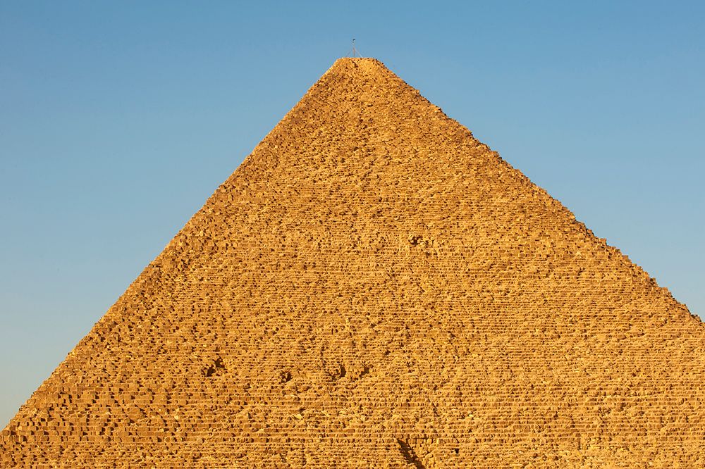 Africa, Egypt, Giza. Scenic view of one of the great Pyramids of Giza. art print by Alison Wright for $57.95 CAD