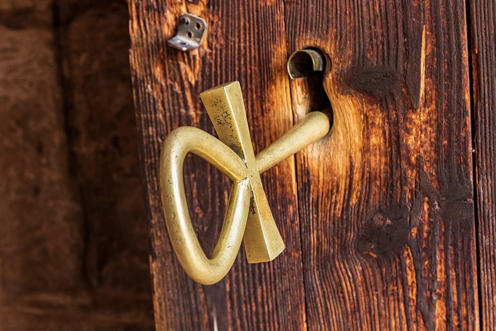 Africa-Egypt-Abu Simbel A key to a temple door in the shape of an Ankh art print by Emily Wilson for $57.95 CAD