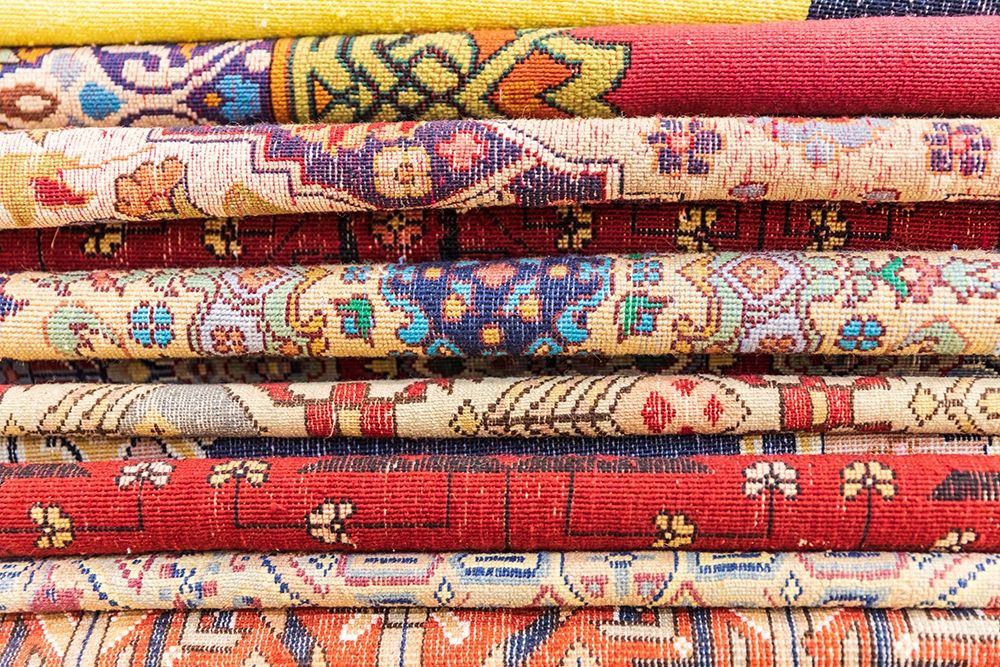Africa-Egypt-Cairo-Giza Rugs for purchase a at rug and tapestry weaving school art print by Emily Wilson for $57.95 CAD