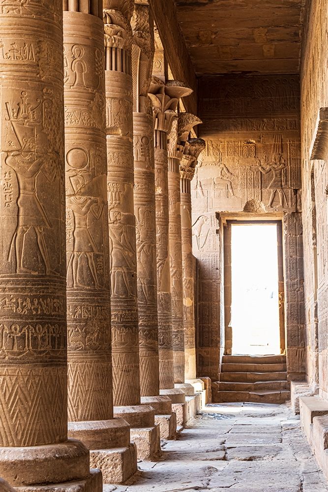 Africa-Egypt-Aswan Philae Temple on Agilkia Island in the Nile River art print by Emily Wilson for $57.95 CAD