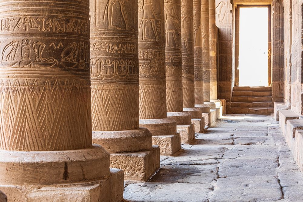Africa-Egypt-Aswan Philae Temple on Agilkia Island in the Nile River art print by Emily Wilson for $57.95 CAD